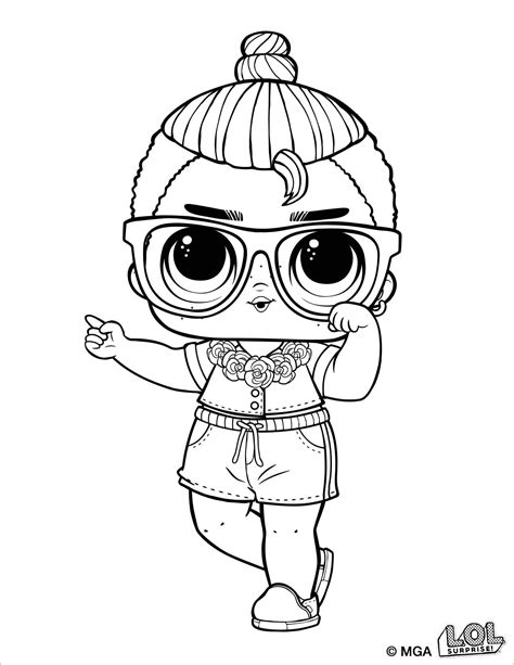 Coloring Pages L.O.L. Surprise Coloring Pages Free and Downloadable