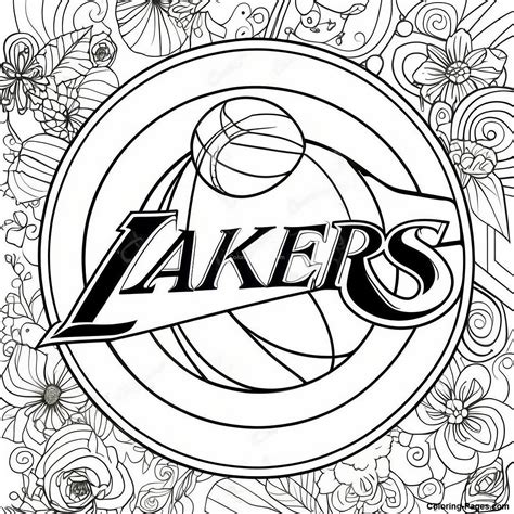 Coloring Pages Lakers