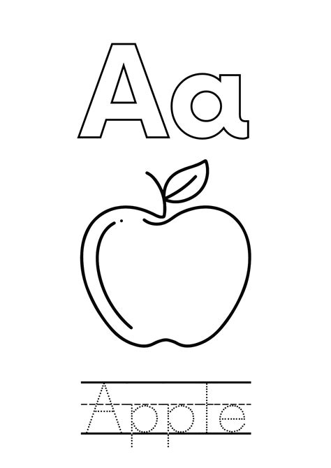 Coloring Pages Letter A