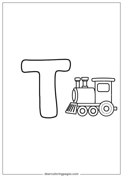Coloring Pages LetterT