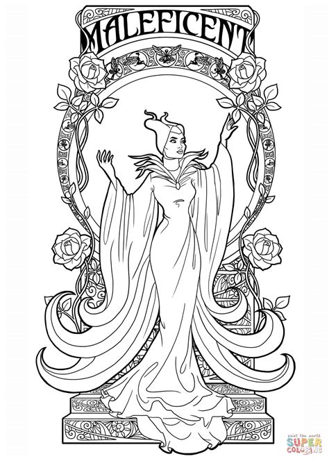 Coloring Pages Maleficen