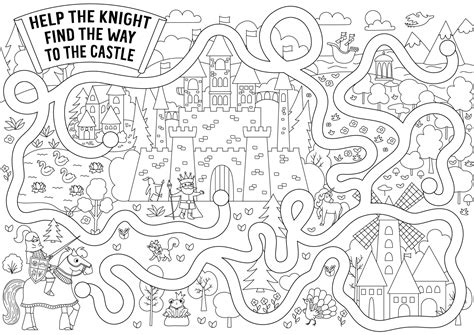Coloring Pages Medieva