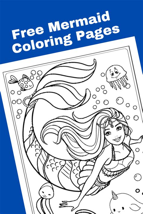 Coloring Pages Mermaids Coloring Home