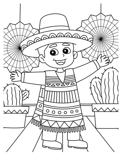 Turkey Template Coloring Page