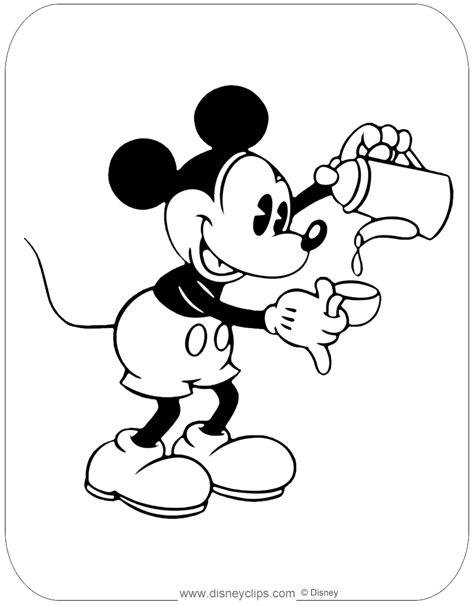 Coloring Pages Mickey Mouse 172+ SVG PNG EPS DXF File
