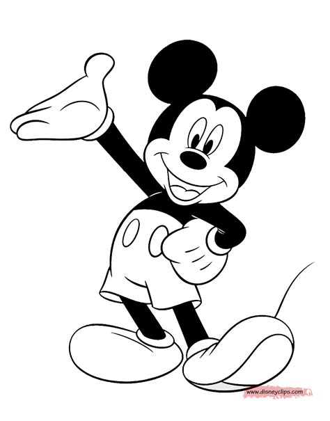 Coloring Pages Mickey Mouse Coloring Pages Free and Printable