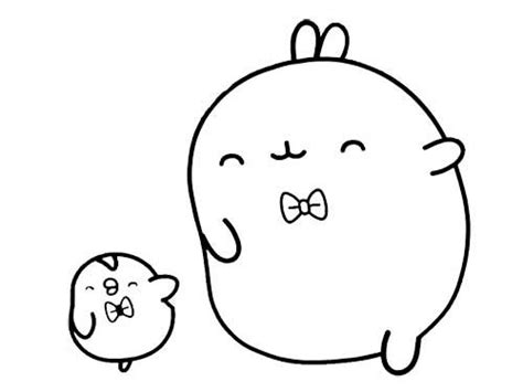 Coloring Pages Molang 256+ SVG PNG EPS DXF in Zip File