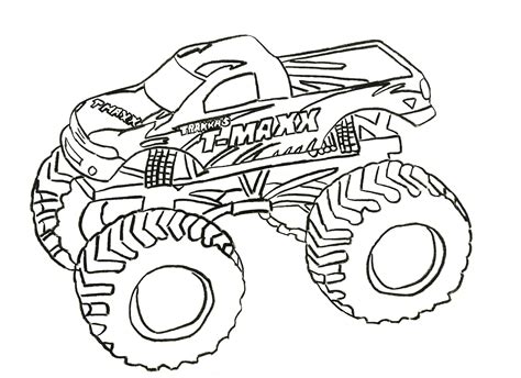 Coloring Pages Monster Trucks