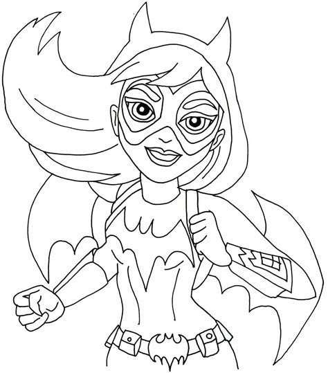 Coloring Pages Of Batgir