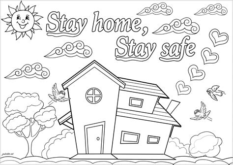 Coloring Pages Of Be Safe Coloring Home