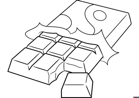 Coloring Pages Of Chocolate