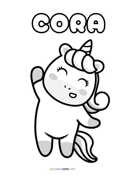 Coloring Pages Of Cora