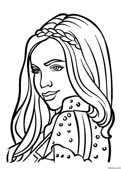 Lion Face Coloring Pages