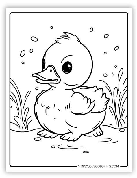 Coloring Pages Of Ducks
