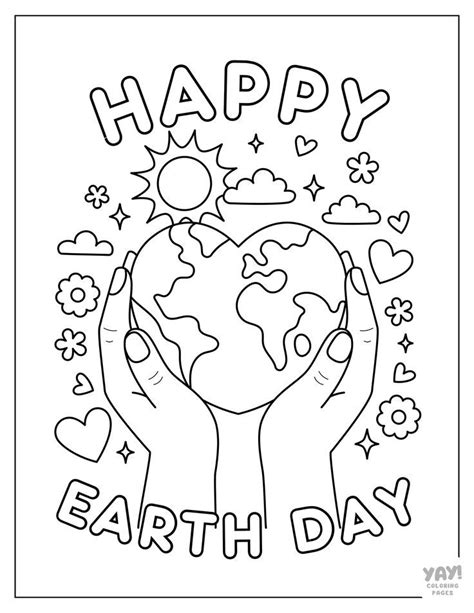 Coloring Pages Of Earth Day
