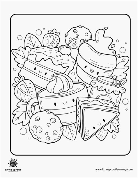 Coloring Pages Of Food To Prin