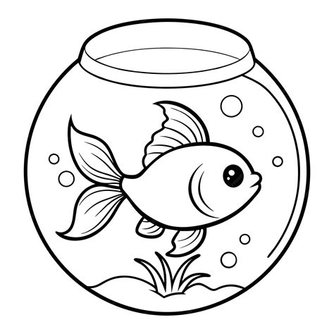 Coloring Pages Of Goldfis
