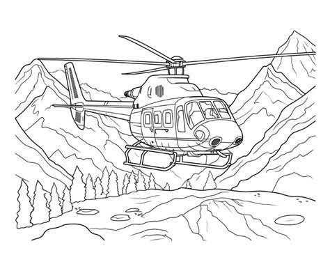 Coloring Pages Of Helicopters