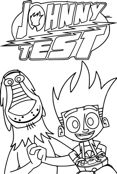 Coloring Pages Of Johnny Tes