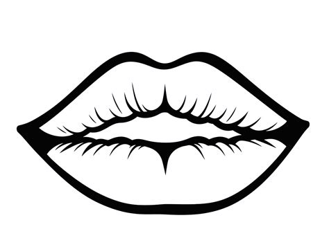 Coloring Pages Of Lips