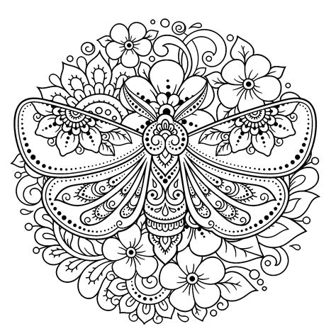 Coloring Pages Of Mandalas