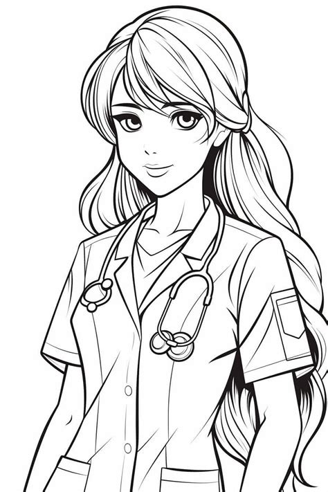 Coloring Pages Of Nurses