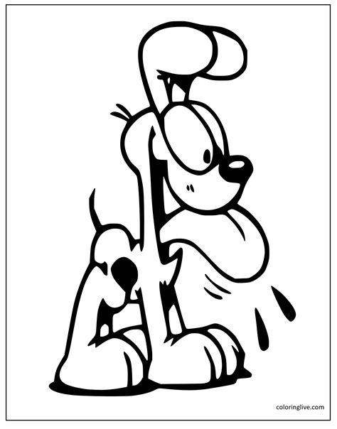 Coloring Pages Of Odie