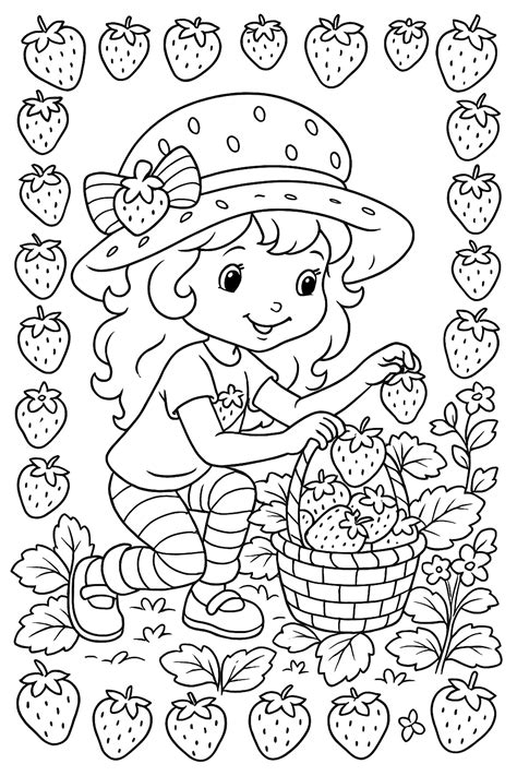 Little Miss Muffet Coloring Page