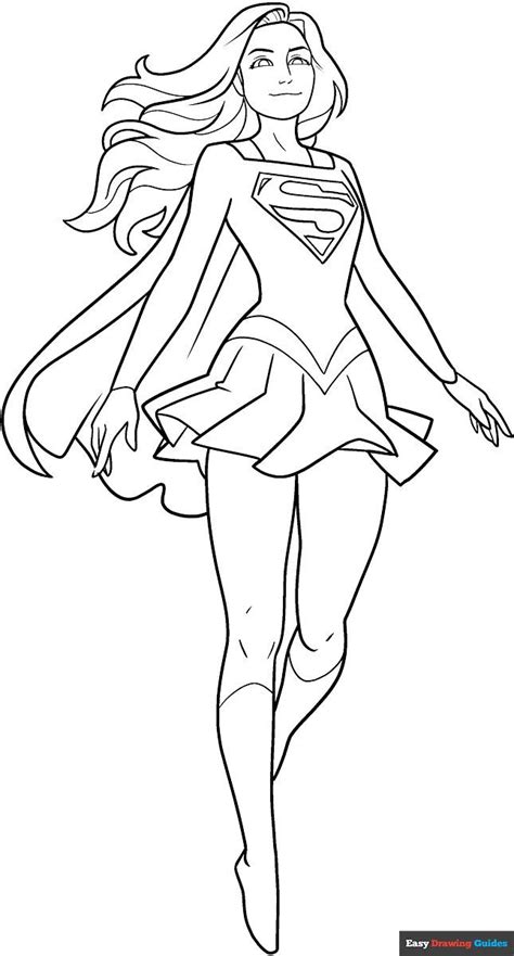 Coloring Pages Of Supergir