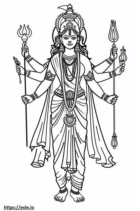 Coloring Pages Of The Devi
