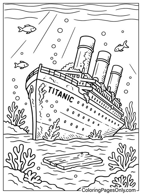 Coloring Pages Of Titanic