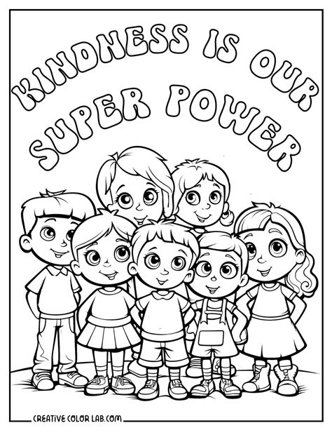 Coloring Pages On Kindness
