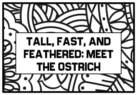 Coloring Pages Ostric