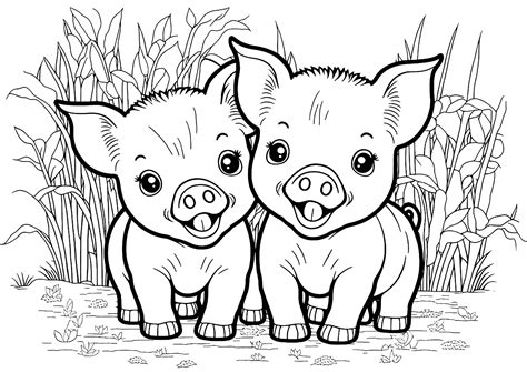 Coloring Pages Pigs