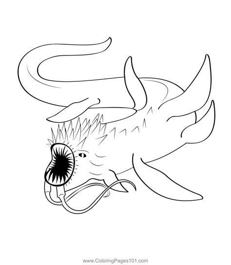 Coloring Pages Sea Monster Coloring Pages