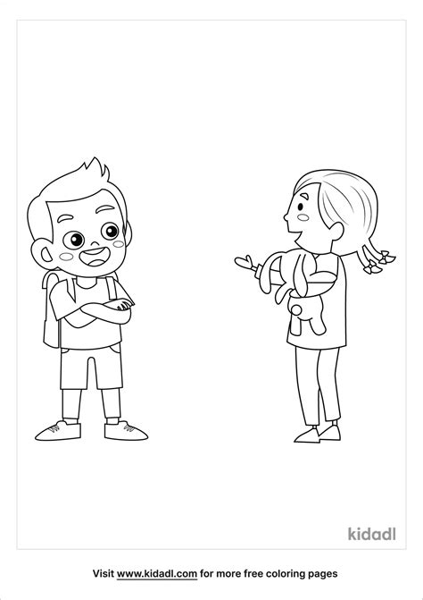 Coloring Pages Talking To