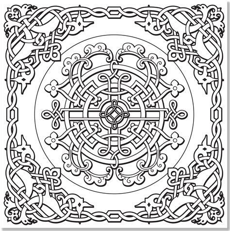 Coloring Pages To Print Celtic Designs Coloring Home