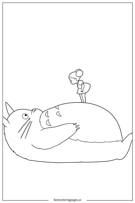 Coloring Pages Totoro
