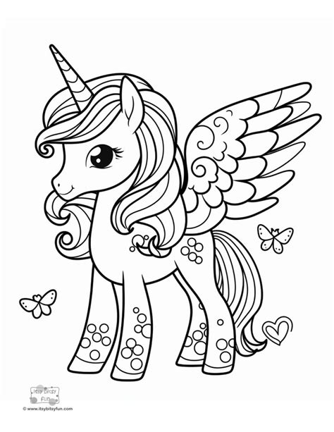 Coloring Pages Unicorn Printable