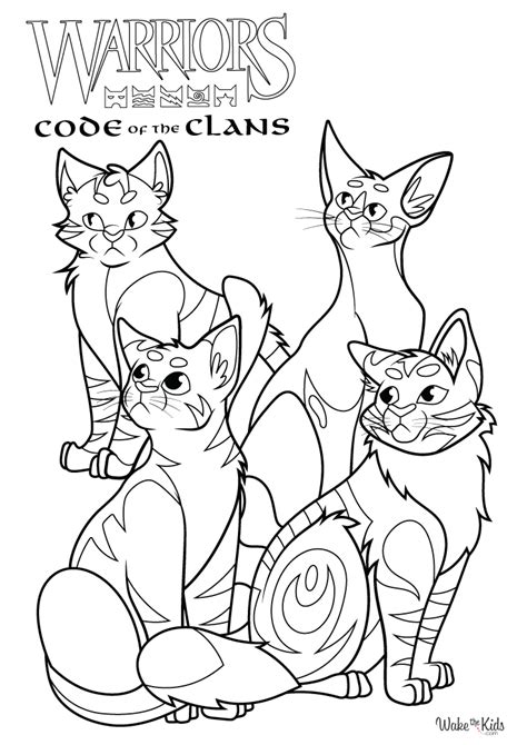 Coloring Pages Warrior Cats