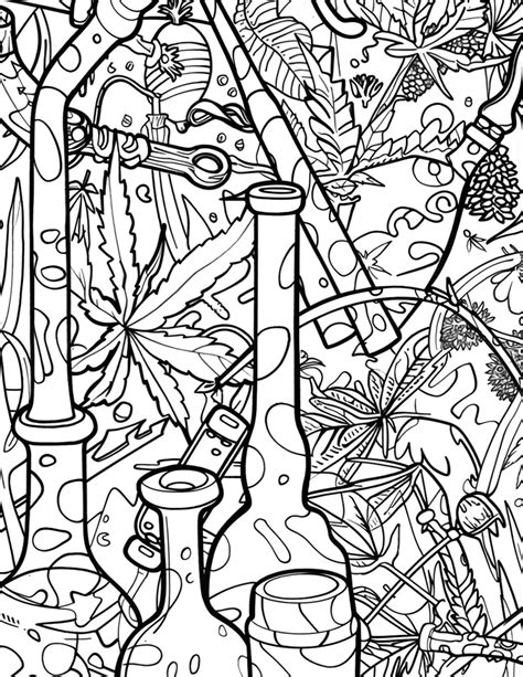 Coloring Pages Weed