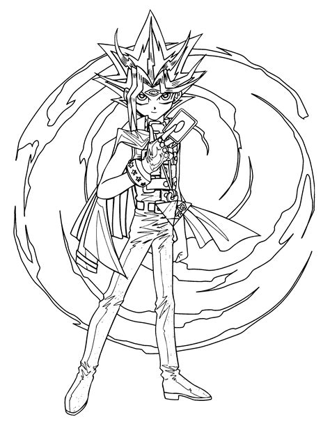 Coloring Pages Yugio