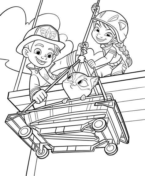 Coloring Pages firebuds 14 Coloring Pages