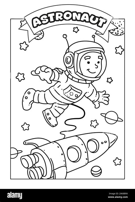 Coloring Picture Of Astronau
