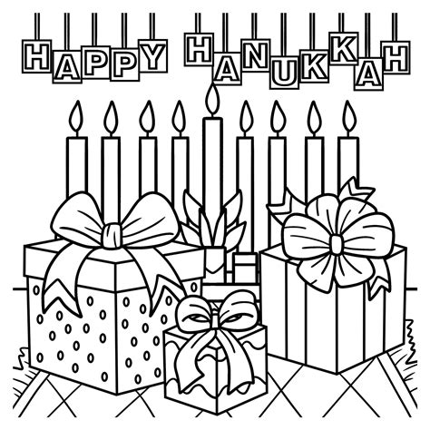 Coloring Pictures For Hanukka