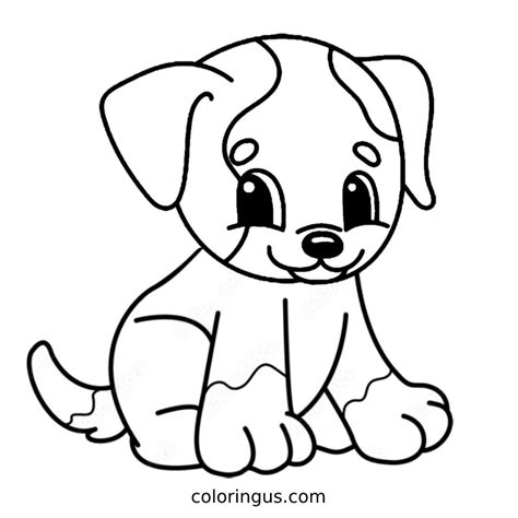 Coloring Pictures Of A Dog