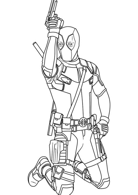 Coloring Pictures Of Deadpoo