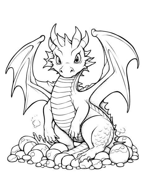Coloring Pictures Of Dragons