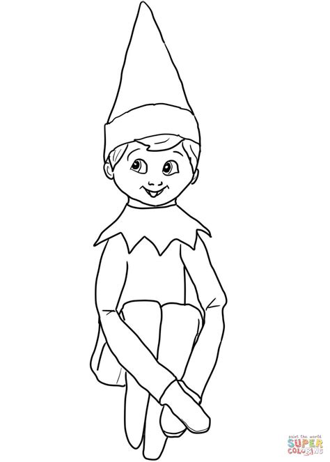 Coloring Pictures Of Elf