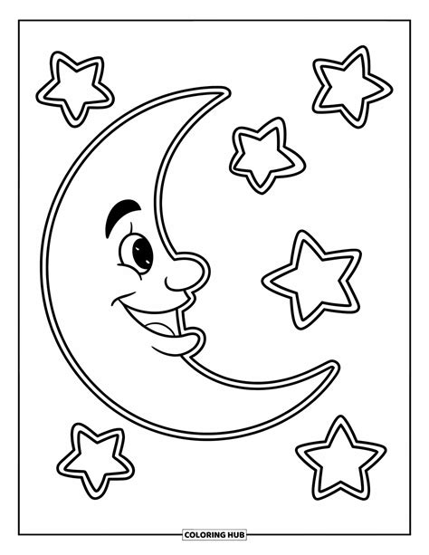 Cute Easy Cute Mermaid Coloring Pages